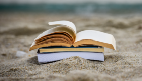 Books on beach